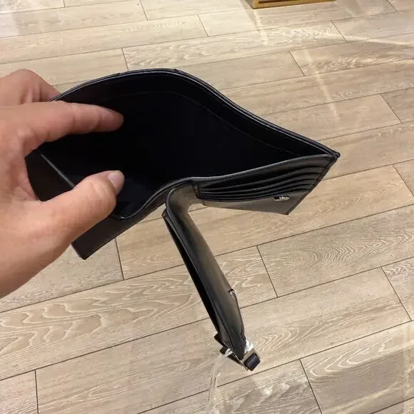 Tory Burch Willa Medium Wallet 175974 Black $300 - Picture 8 of 9